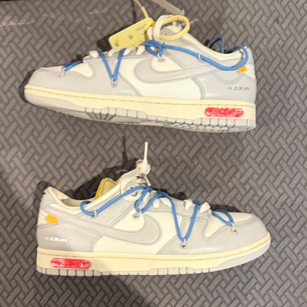 Brand New Nike/Off-White Sz 10 Dunk Low Lot 5 of 50 - Picture 3 of 7
